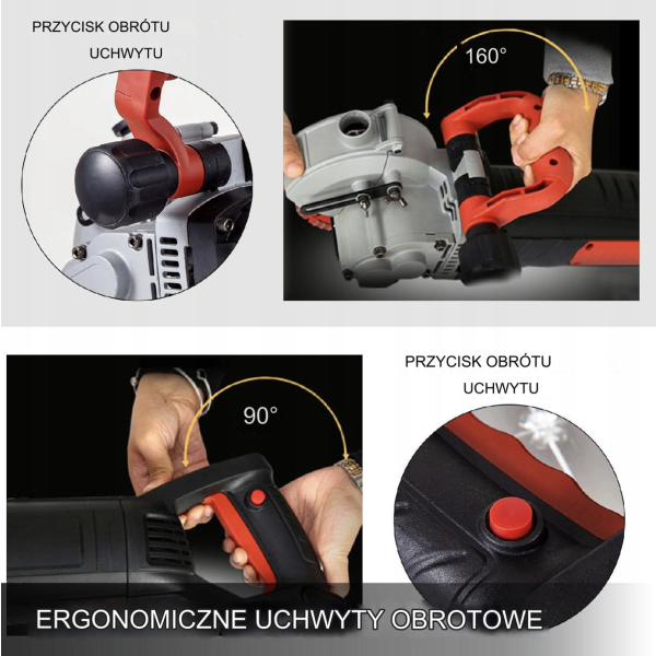 Bruzdownica elektryczna 4800 W 125 mm